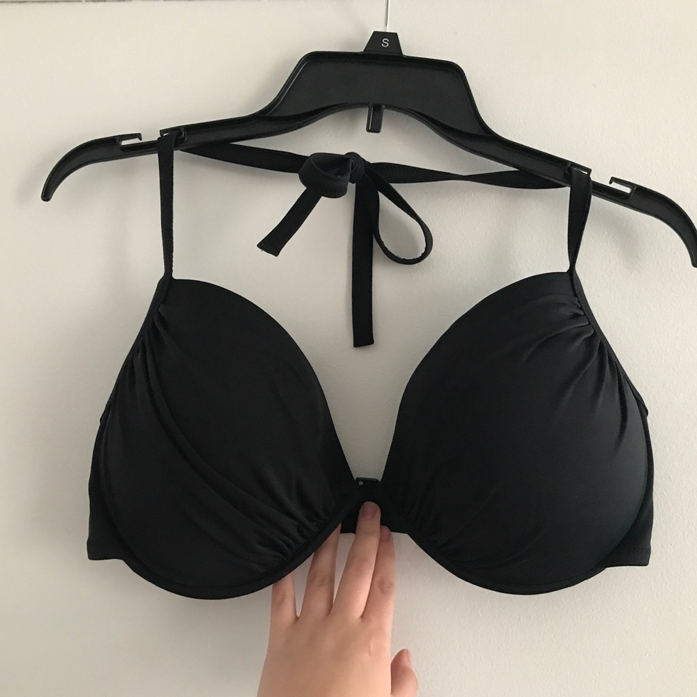 Black bikini top